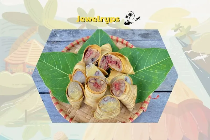 Hương vị đặc trưng của bánh lá dừa Bến Tre