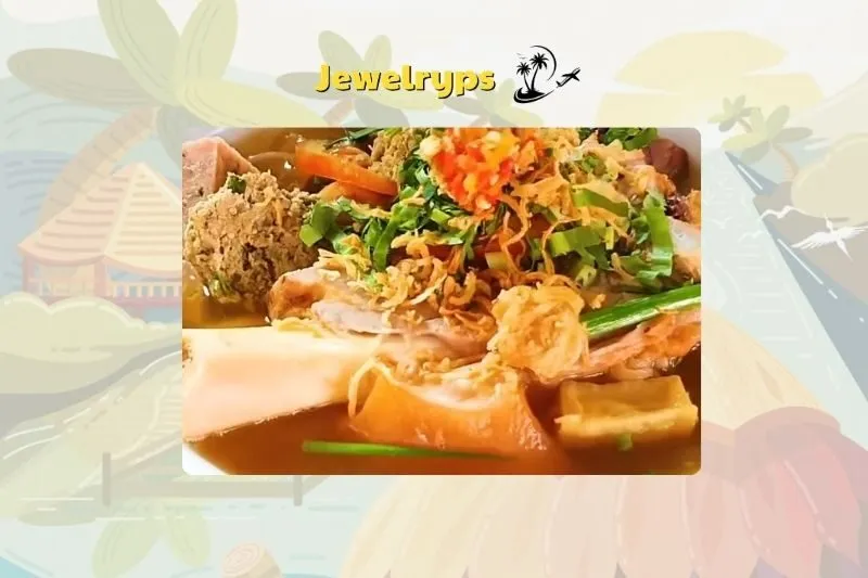 Hương vị đặc trưng của bún riêu Tú Điền