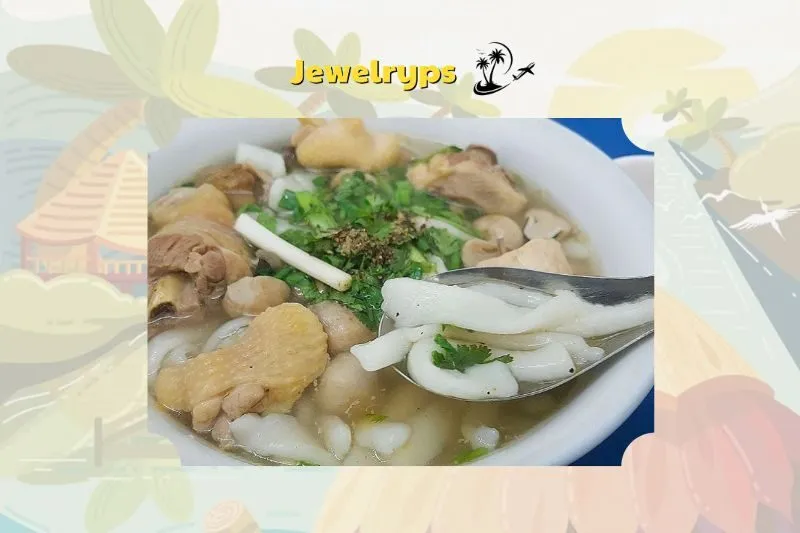 Nguyên liệu chính để làm bánh canh bột xắt